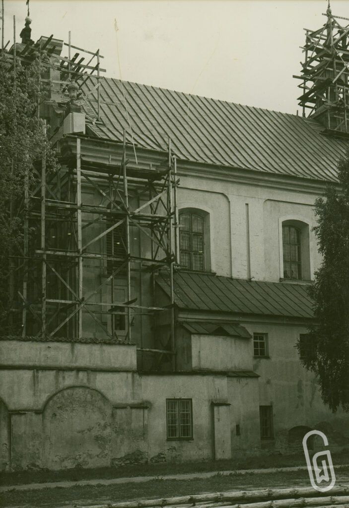 Kościół parafialny - remont, źródło: archiwum kościoła parafialnego w Górze Kalwarii