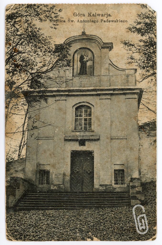 Pocztówka dr. A. Rzeszotarskiego, źródło: archiwum kościoła parafialnego w Górze Kalwarii