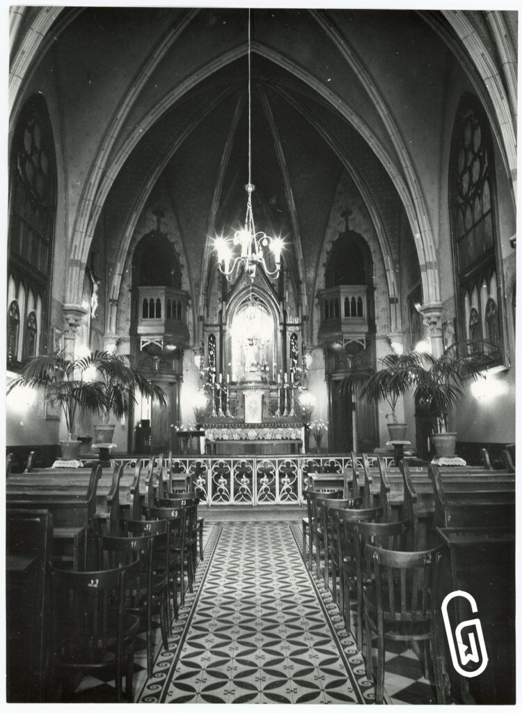 Kaplica w DPS, 1986, źródło: archiwum kościoła parafialnego w Górze Kalwarii