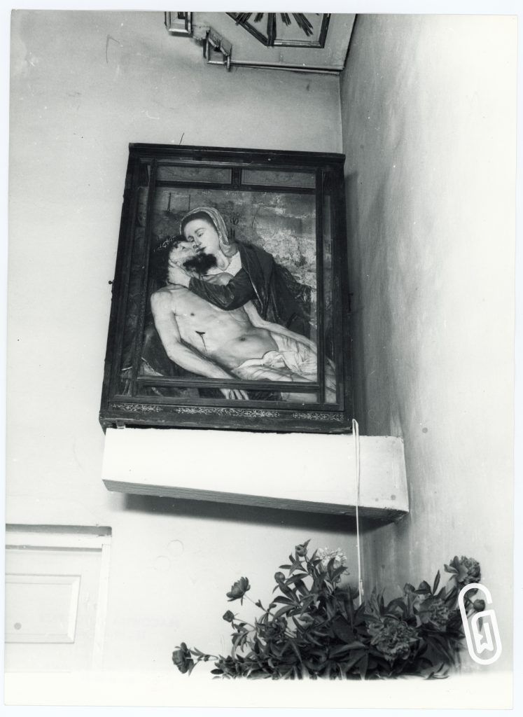 woskowa pieta 1986 r., źródło: archiwum kościoła parafialnego w Górze Kalwarii